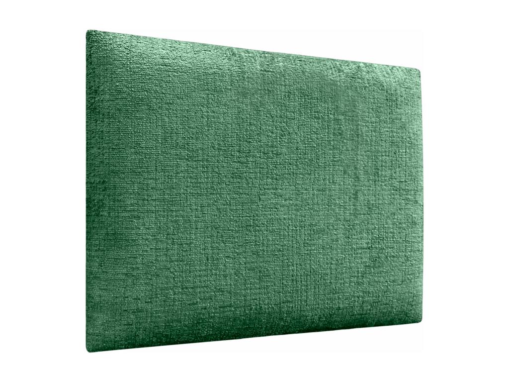 Homzora Upholstered Headboard in Eco-Friendly Wool, Composed of Interchangeable Self-Adhesive Panels, Luxury Upholstered Bedroom, Green, 150 cm