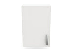 40cm Kitchen Wall Cabinet with 1 Hinged Door, Matte White - Homzora - W 40 x D 28 x H 60 cm