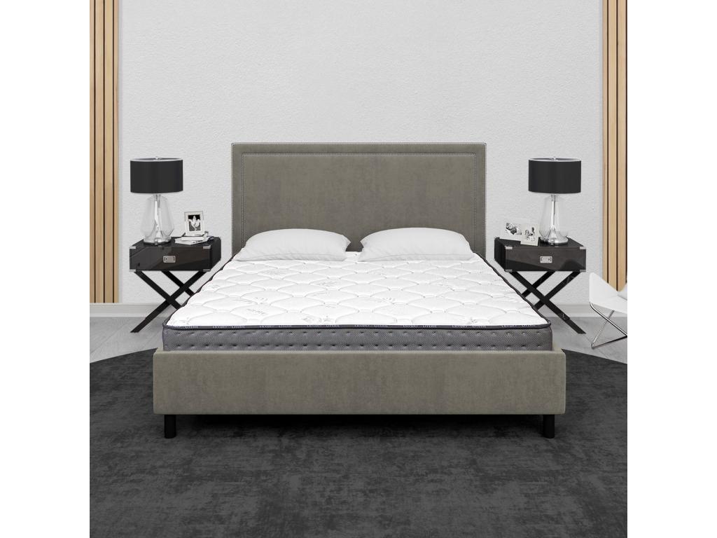 Homzora - Mattress 140x190 cm High-density foam Firm support 20cm thick