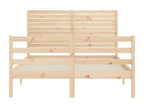 Bed frame with headboard 120x200 solid wood