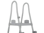 Safety ladder with 2x4 steps - with platform - for swimming pools up to 132 cm high
