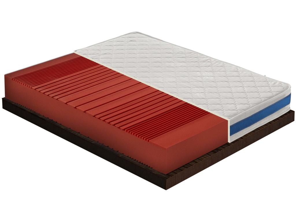 Foam mattress - reversible - 11 comfort zones - firmness level H1 105x200 cm