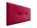 Homzora Smooth Velvet Headboard with Buttons 110x60 Beds 105 - Red