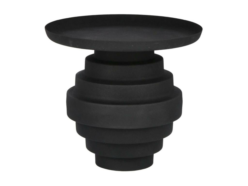 Round designer coffee table in colored metal D40 - Homzora