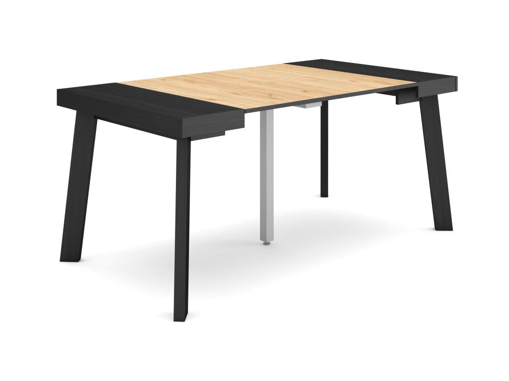 Extendable console table 160cm, seats 8, wooden legs