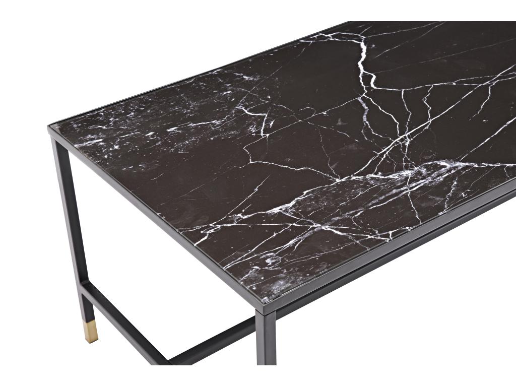 Homzora CT60 Coffee Table 60x130x48 Black