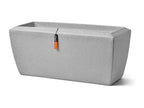 Homzora Arc Rectangular Planter 60x35x40 cm Ivory