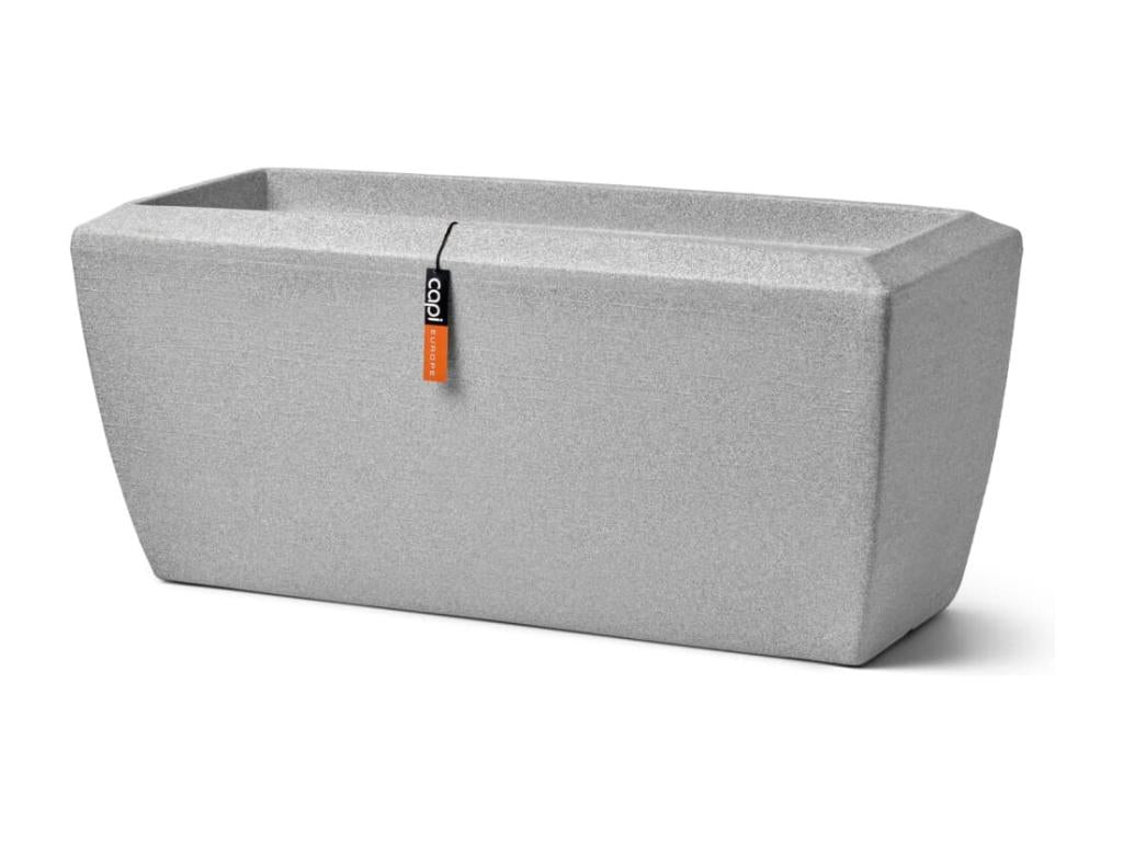 Homzora Arc Rectangular Planter 60x35x40 cm Ivory