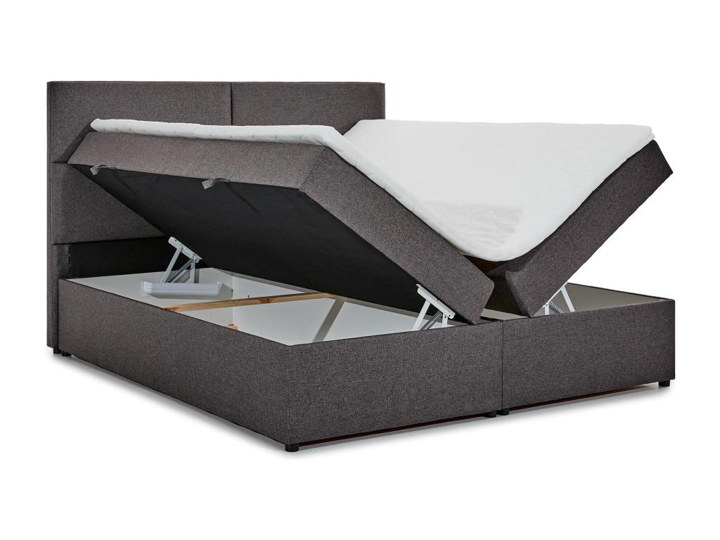 Homzora-140x200 Yellow Upholstered Continental Bed