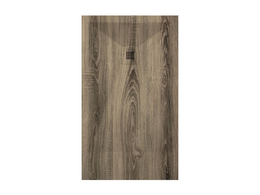 Homzora 3D Ash Smooth Finish Shower Tray with Color Grid - 190x90 cm