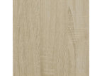 Homzora oak daybed with drawers, 75x190cm, engineered wood