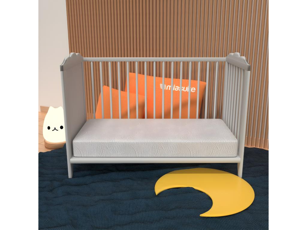 50x125 cm mattress for crib - Removable waterfoam cover - Sim