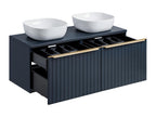 Eros Blue 120cm Double Vanity Unit