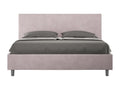Homzora 160x200 Microfiber Upholstered Bed Without Mattress