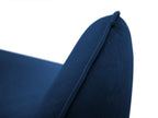 Homzora - Homzora 2-seater sofa in royal blue velvet - 160x92x95cm