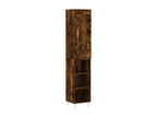 Tall sideboard in smoked oak, 34.5x34x180 cm, engineered wood