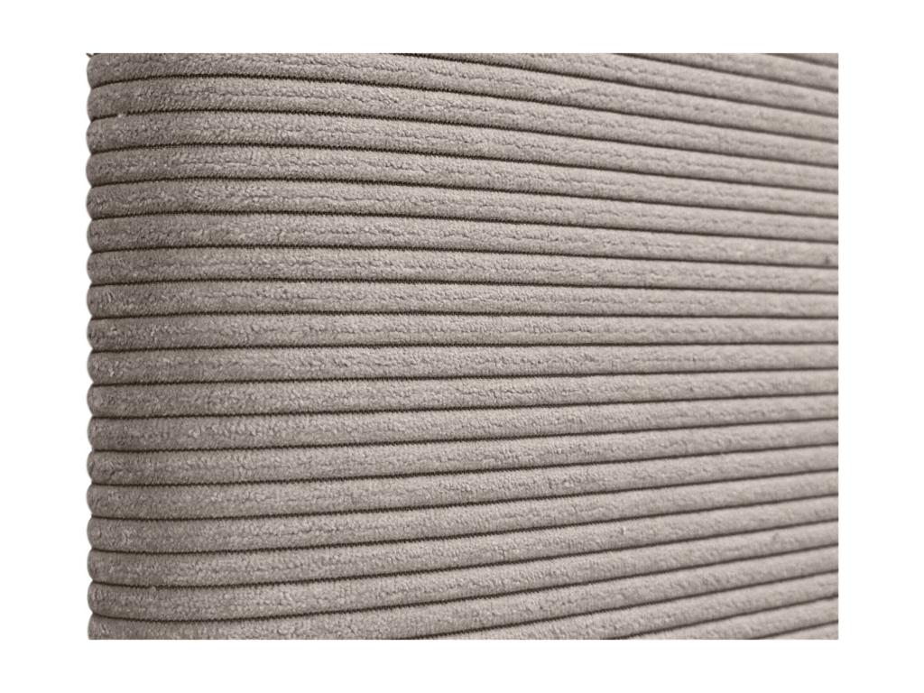 Homzora Plain Corduroy Headboard with Buttons 145x50 cm Fits 120/135/140 cm Beds - Brown