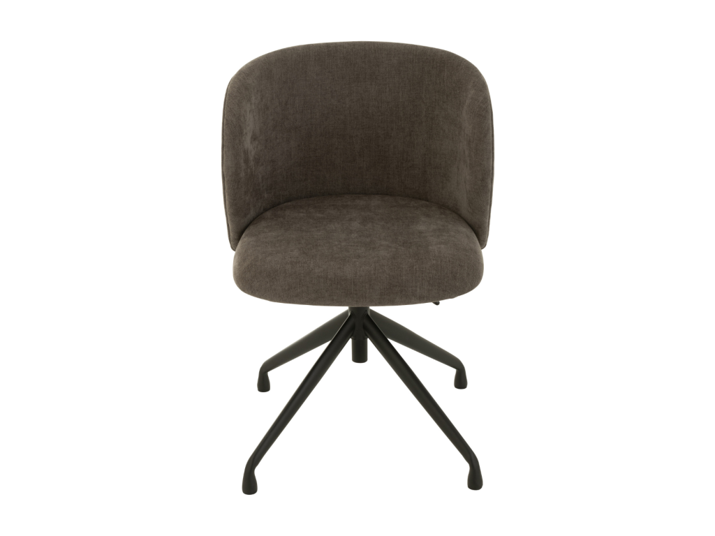 Doucezen Swivel Chair, 56cm, Dark Grey