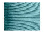 Homzora Plain Corduroy Headboard with Buttons 150x105 with Bed Legs 150/160 - Green Homzora