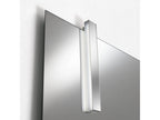 Homzora 80cm White and Beige Lacquered 3-Drawer Bathroom Vanity Unit and Lighted Mirror