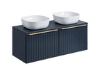 Eros Blue 120cm Double Vanity Unit