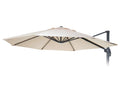 Homzora-A96 Parasol Cover - 8 Round Ribs 3m 220g/m2 Polyester - Replacement cover e.g. for Homzora-A96 Ample Parasol - cream