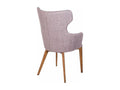 Chair with fabric armrests and ash wood legs - Homzora color 30