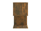 Smoked Oak Bedside Table 50x30x51.5 Engineered Wood