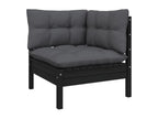 Brown wooden garden furniture set, 63.5x63.5x62.5 cm, 02 0015115