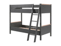 Homzora BB005 Bunk Beds 90x200 cm Graphite