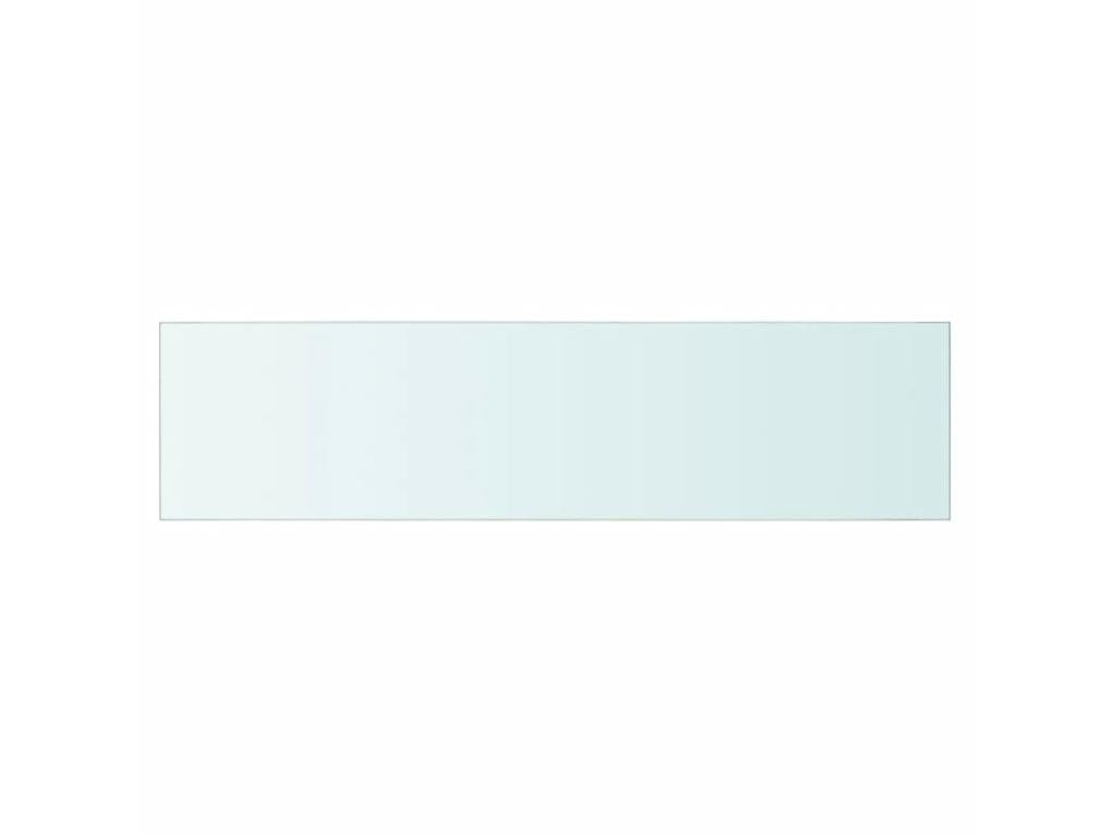 Clear glass shelf panel 80x20