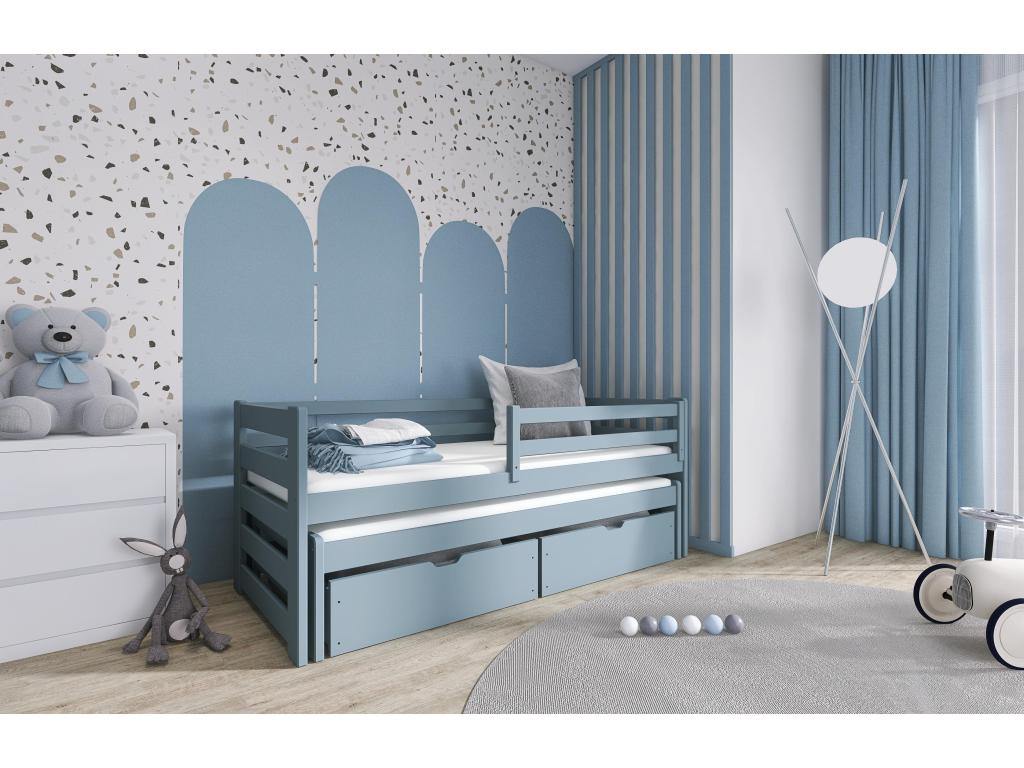 Homzora KSB004 children's bed 90x190 cm Gray