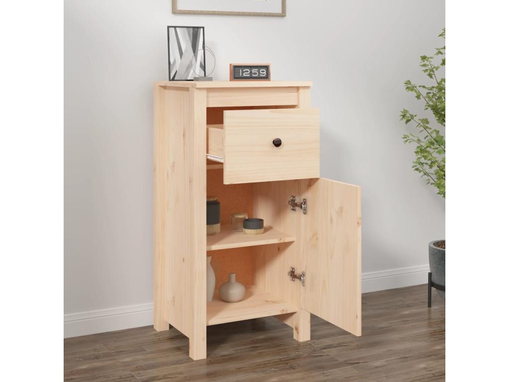 Sideboard 40x35x80 cm Solid pine wood