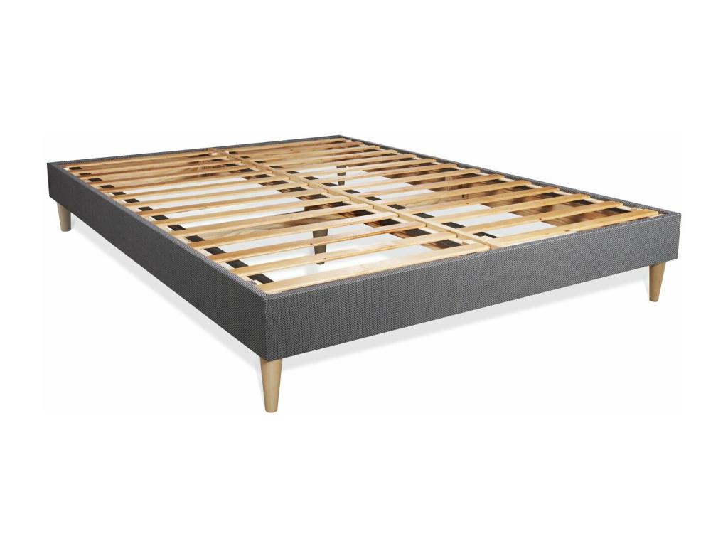 Homzora MAX Memory Foam Mattress Set 160x200 cm Extra Thick 7 Comfort Zones Homzora Grey Bed Base