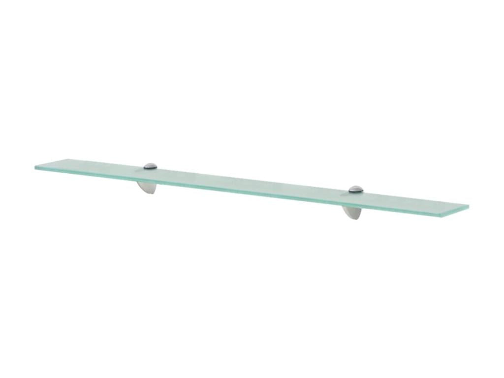 Wall shelves, 2 pieces, glass, 90x20, 8 mm