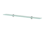 Wall shelves, 2 pieces, glass, 90x20, 8 mm