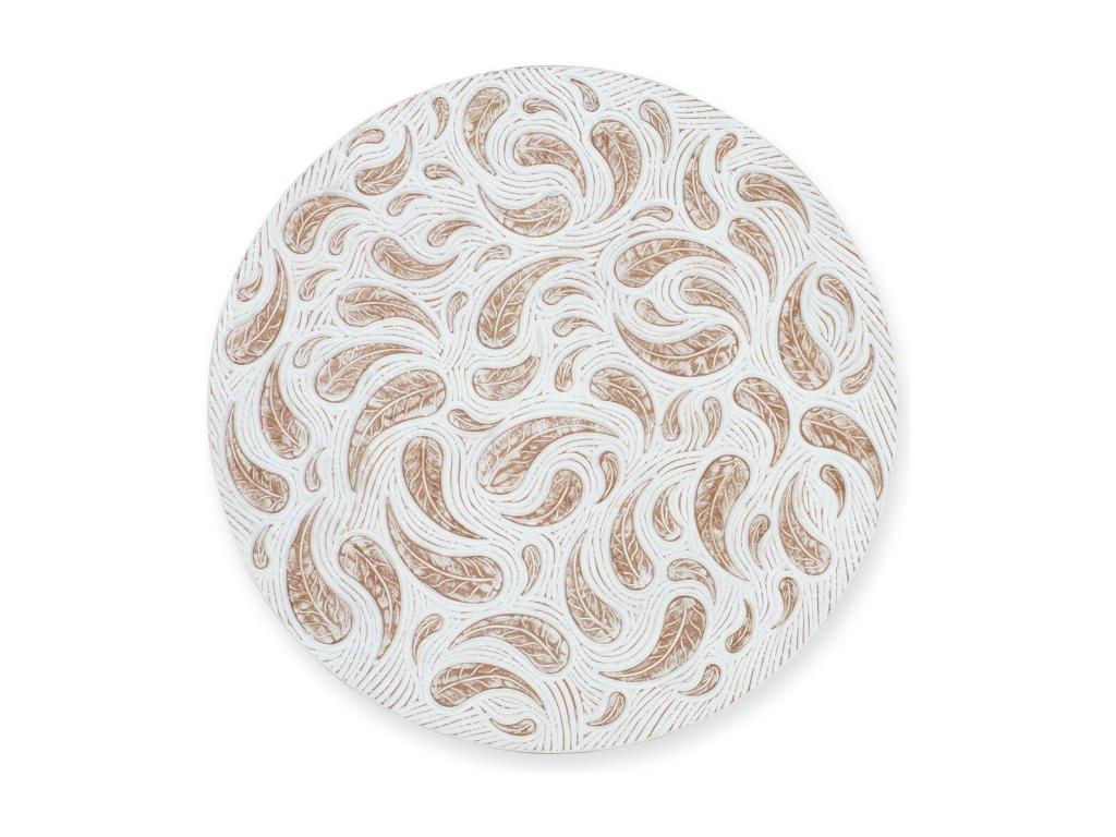 Stripped white MDF panel