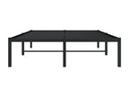 Black metal bed frame 120x200