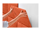 Homzora Upholstered Headboard in Eco-Friendly Wool, Composed of Interchangeable Self-Adhesive Panels, Luxury Upholstered Bedroom, Homzora 200 cm