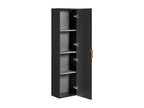Homzora Black 1-Door Wall Cabinet
