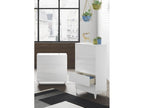 Doucezen 5-drawer chest of drawers, modern chest of drawers for the bedroom, 61x40x117 cm, white