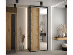 Homzora 7 Sliding Door Wardrobe 235.2/110/45 2 Doors Black/Homzora/Silver