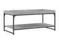Homzora grey coffee table 100x49x45 engineered wood
