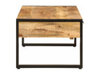 Coffee table 100x54x40 cm solid mango wood and iron
