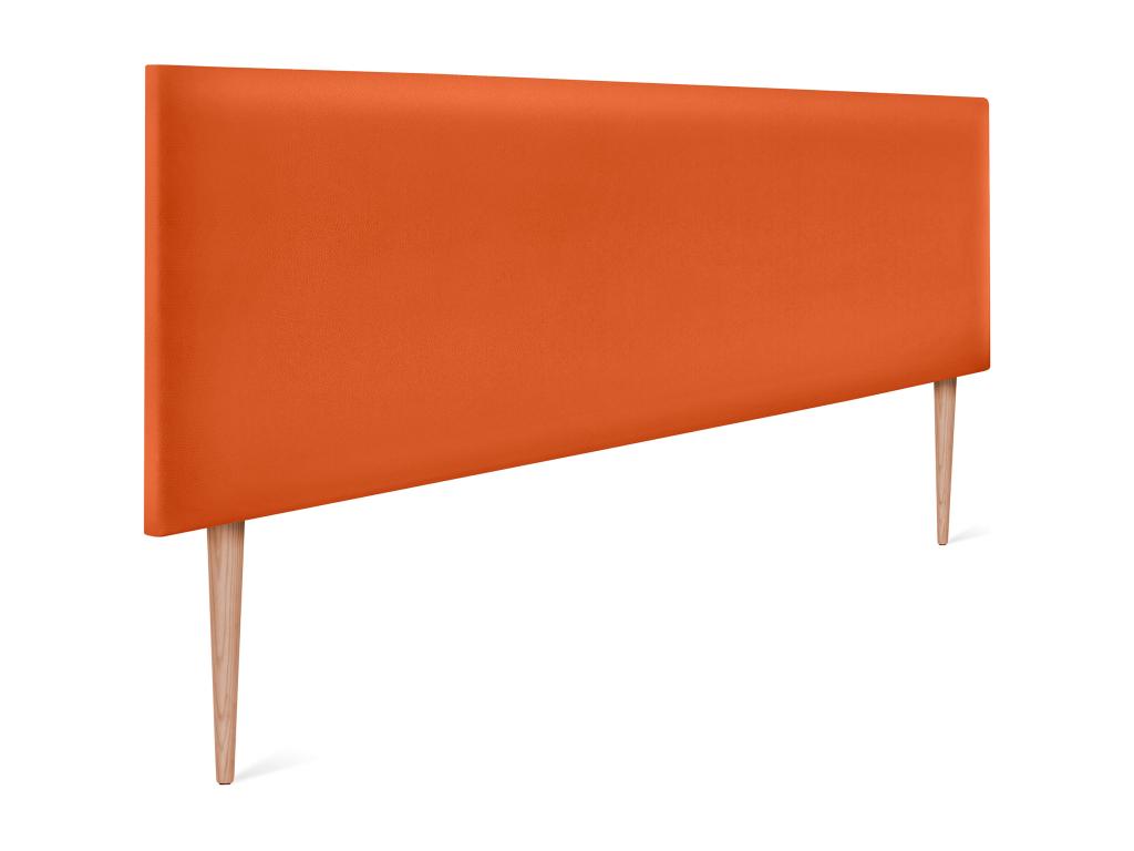 Homzora Smooth Faux Leather Headboard 135x105cm with Legs for 120/135cm Beds - Homzora