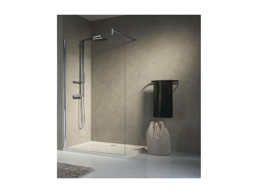 Homzora Lunes H Shower Screen 100x195