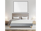 Homzora MORPHOZONE 215 Set: Traditional Graphic 13cm Slatted Base, 100x190cm Latex Legs