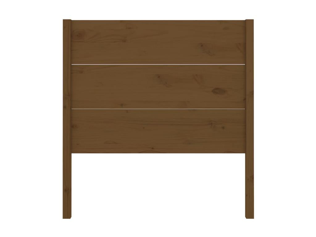 Honey brown headboard, 96x4x100 cm, solid pine wood