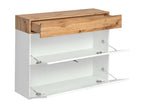 Entryway furniture - Homzora 5 - Oak and white finish