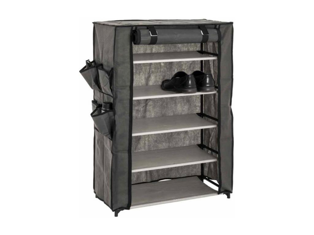June 90cm Grey Shoe Storage Cabinet
